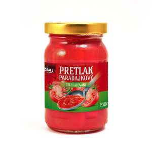 CBA paradajkový pretlak v skle 190g