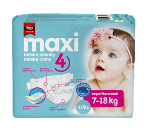 CBA Premium detské plienky maxi 40 ks