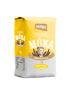 CBA Naša starká pšeničná múka hrubá Zlatý klas 1 kg