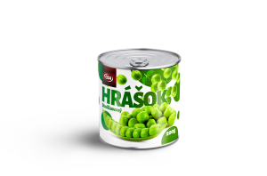 CBA hrášok sterilizovaný 200 g (PP 130 g)