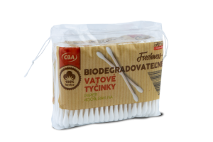 CBA biodegradovateľné vatové tyčinky 200 ks