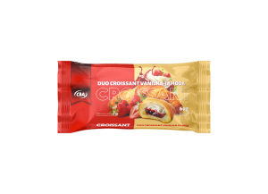 CBA croissant duo vanilka-jahoda 60g