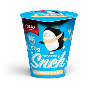 CBA Mrazený sneh vanilková príchuť 150g/350 ml