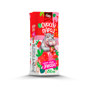 CBA Ovocný nápoj s príchuťou lesná jahoda 0,25 l