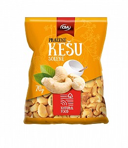 CBA Kešu pražené, solené 70 g