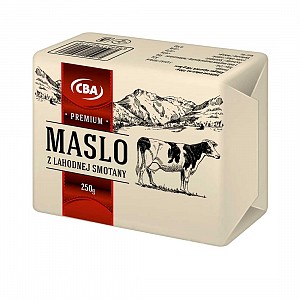 CBA Premium Maslo z lahodnej smotany 250 g