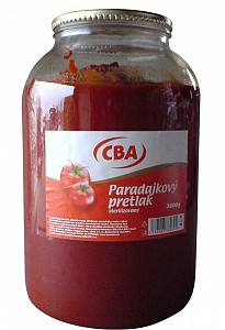 CBA Paradajkový pretlak sterilizovaný 3 600 g (sklo)