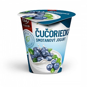 CBA Premium Smotanový jogurt čučoriedkový 145 g