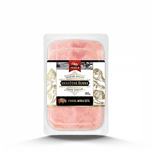 CBA Premium bravčová šunka 92% 100g nárez