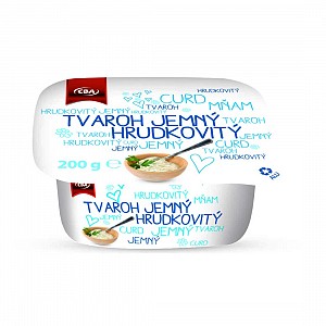 CBA tvaroh jemný hrudkovitý 200 g